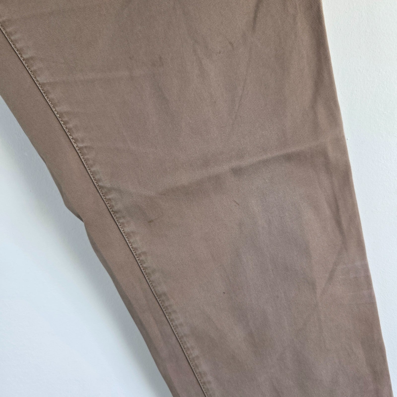 Tommy Hilfiger Denton Chino Trousers W33 L31 Beige Straight Stretch Men’s
