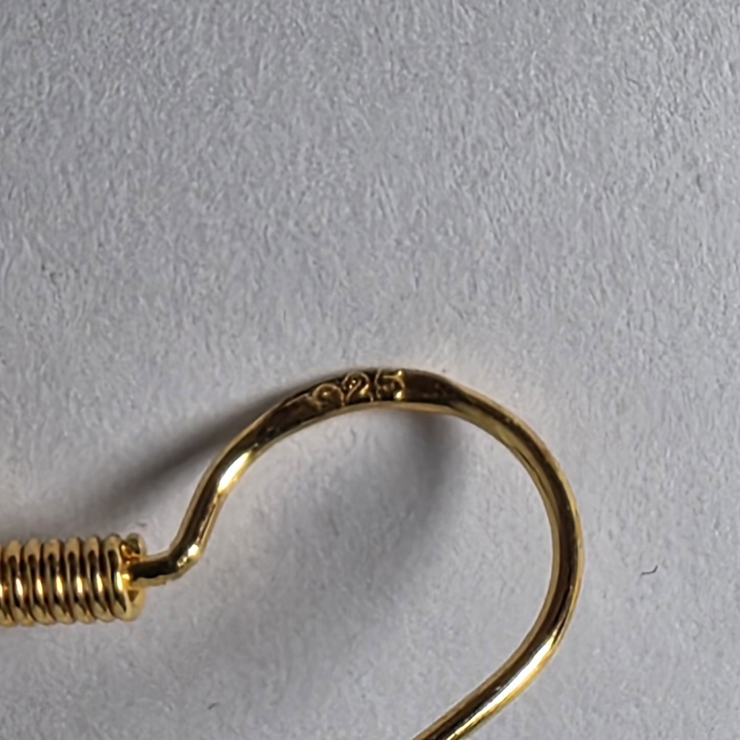 Charm Earrings Job Lot x10 Pairs  Enamel Base Gold Plated 925 Silver Hooks