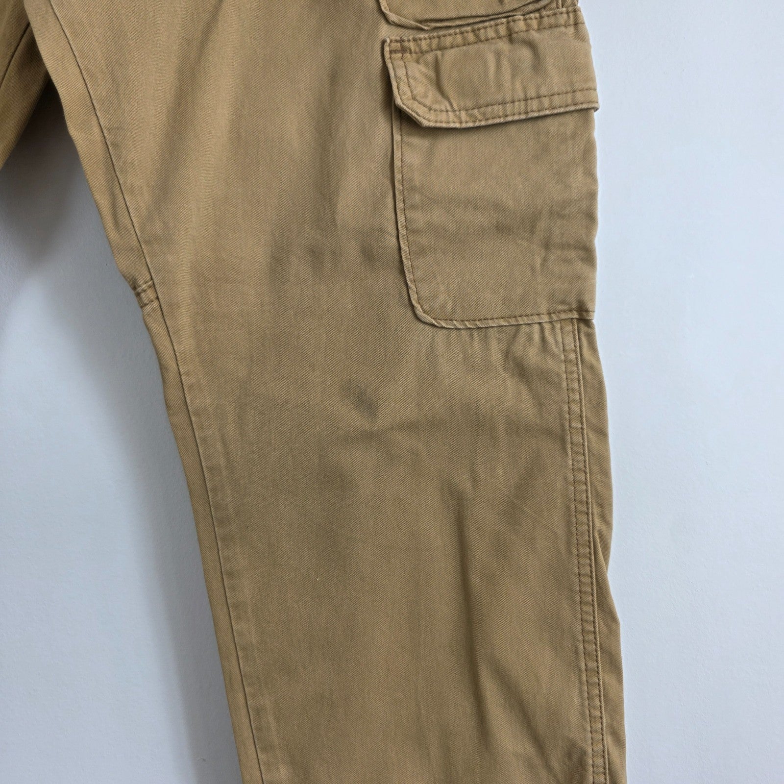 Wrangler Cargo Combat Trousers Mens W36 L32 Beige Regular Taper Military Utility
