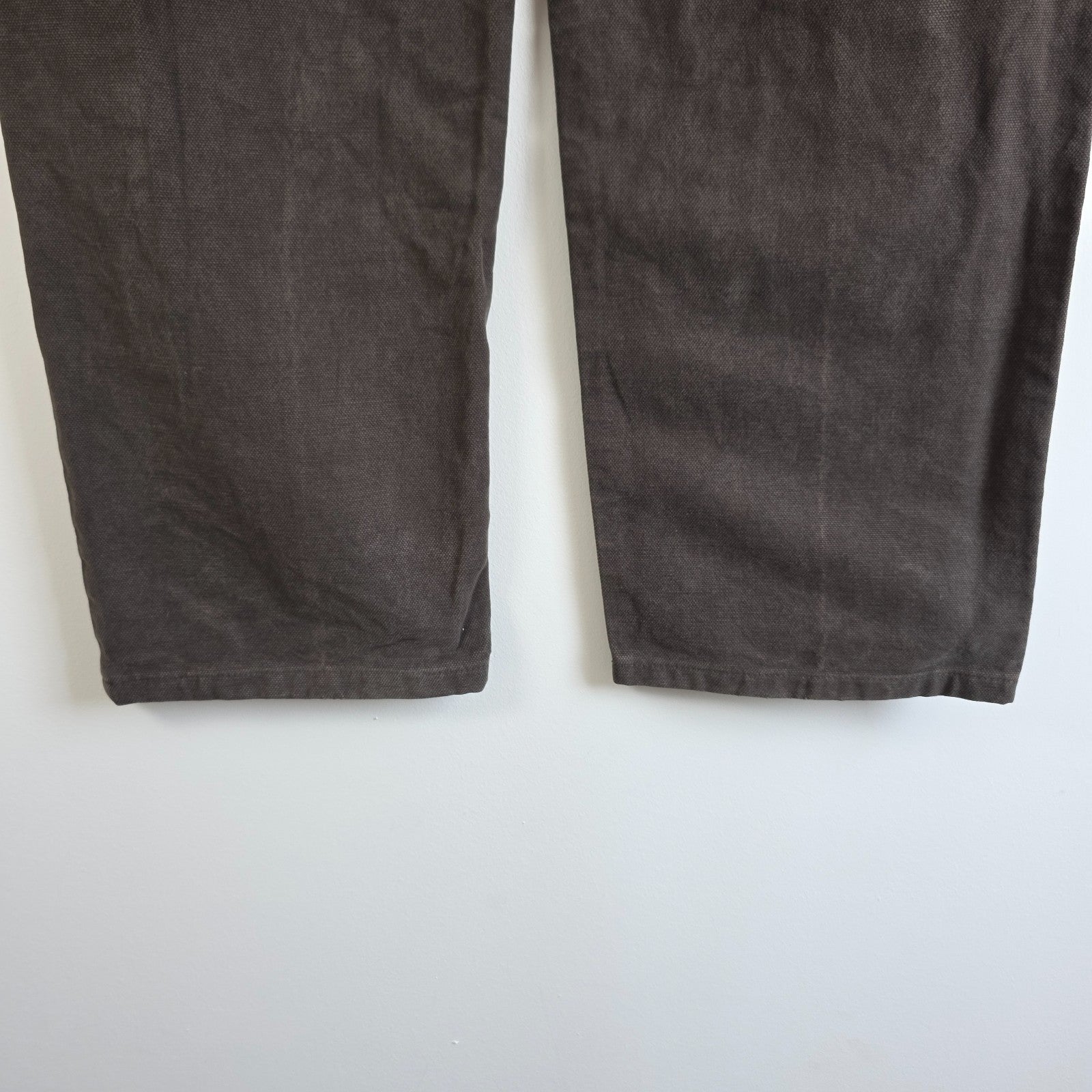Marlboro Classics grey straight jeans with button fly and vintage logo detail.