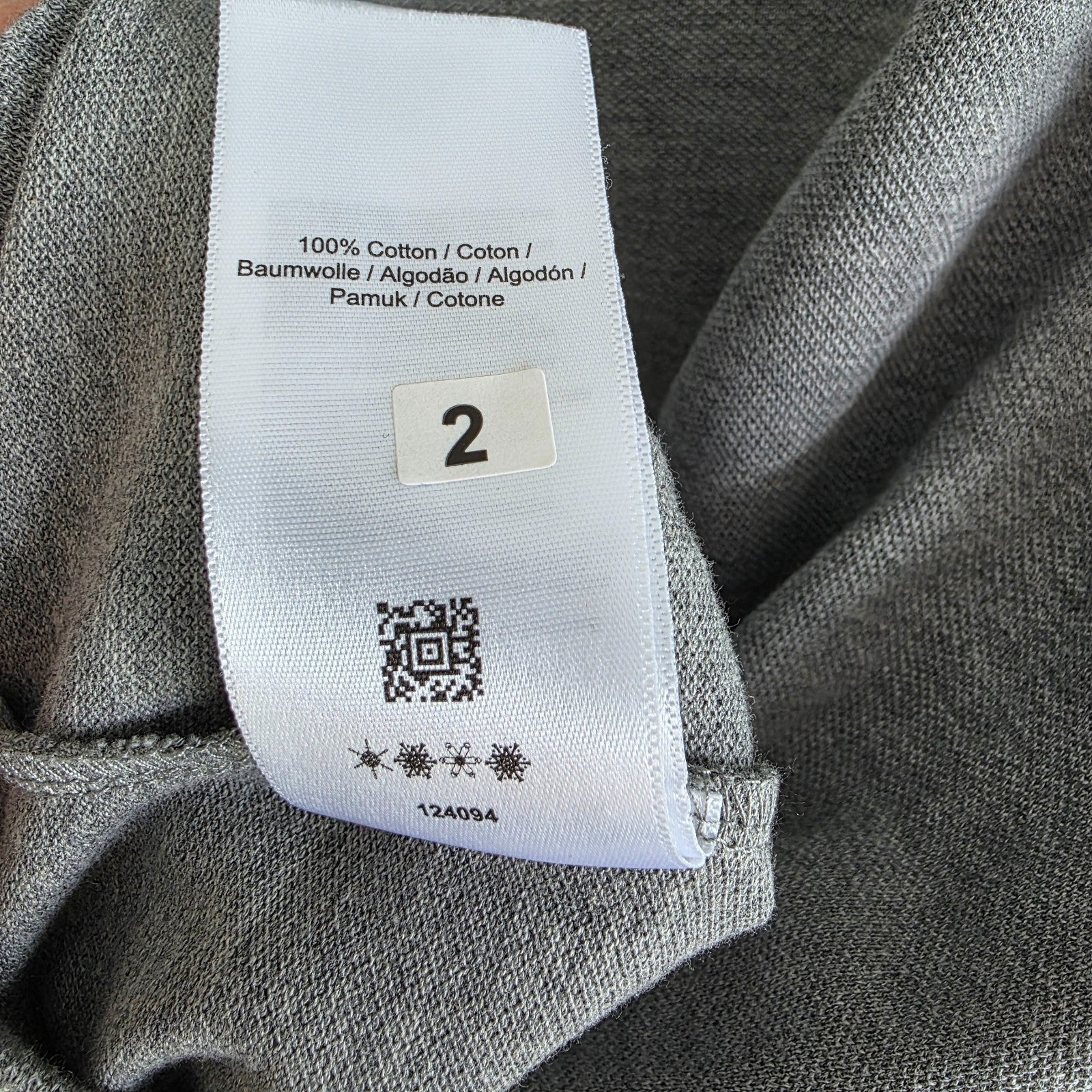 Fred Perry Twin Tipped Polo Shirt Grey Medium Cotton Mod Preppy Casual Logo Top