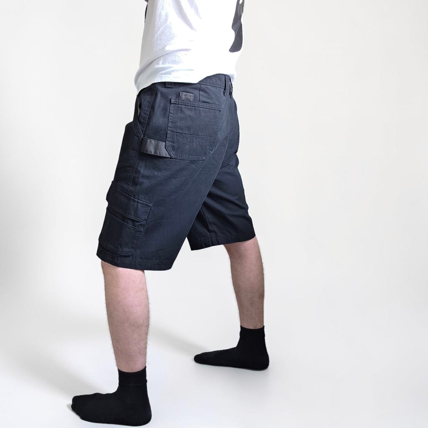 Dickies Carpenter Shorts W38 Black Workwear Utility Cargo Shorts Mens Skate