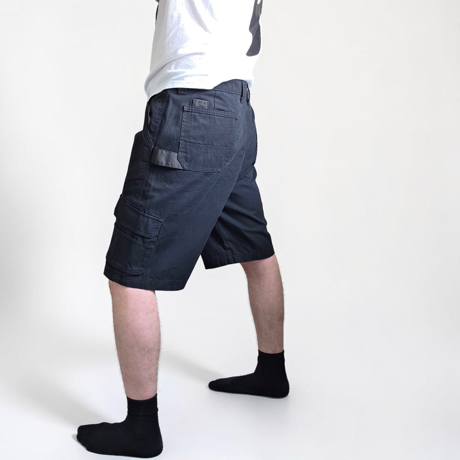 Dickies Carpenter Shorts W38 Black Workwear Utility Cargo Shorts Mens Skate