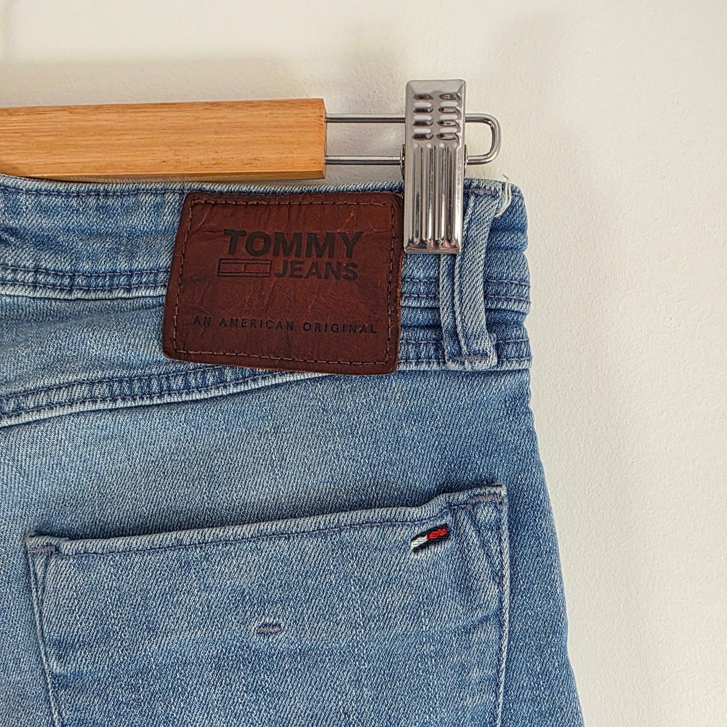 Tommy Hilfiger Steve Slim Tapered Jeans W28 L32 Blue Stretch Denim Preppy Men's