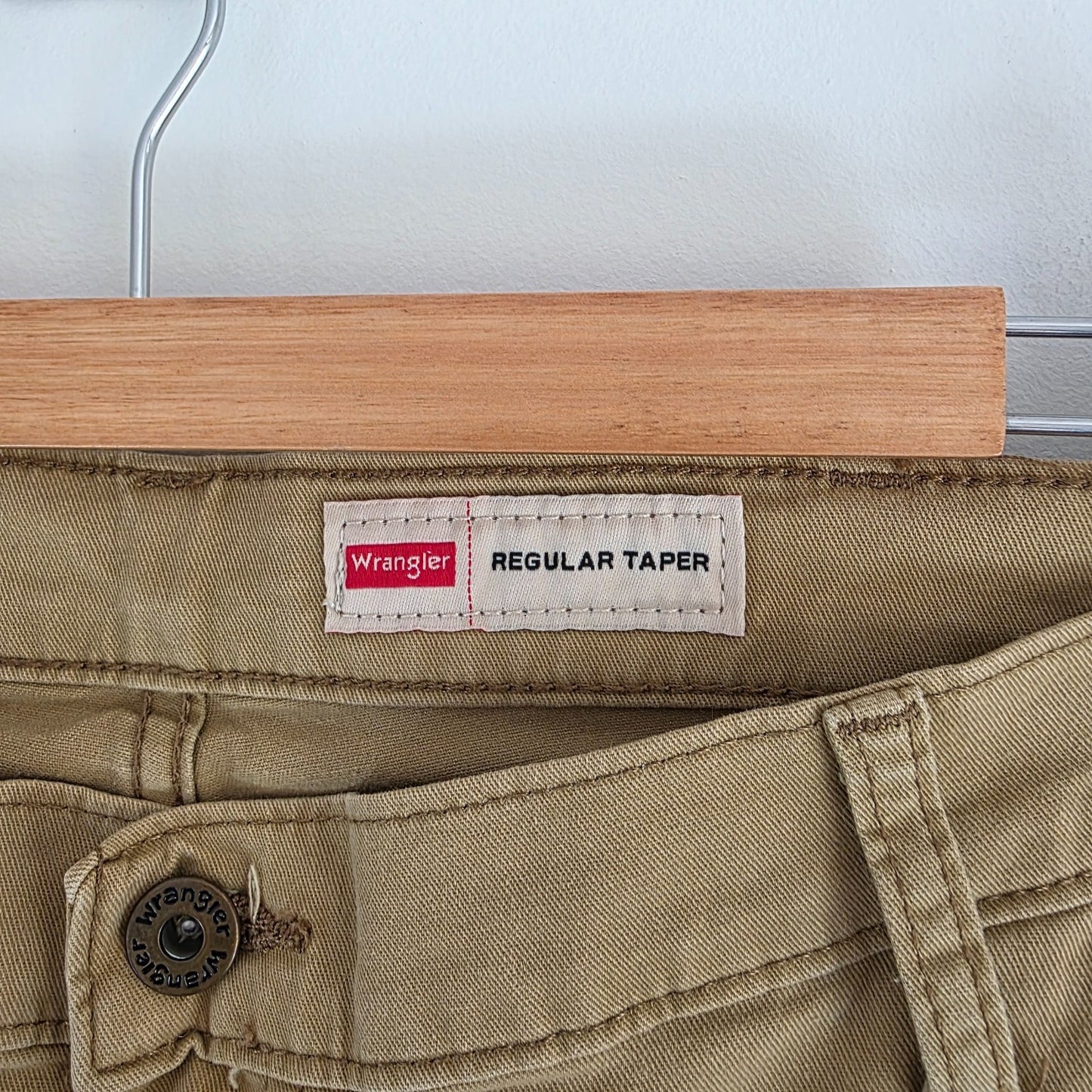 Wrangler Cargo Combat Trousers Mens W36 L32 Beige Regular Taper Military Utility