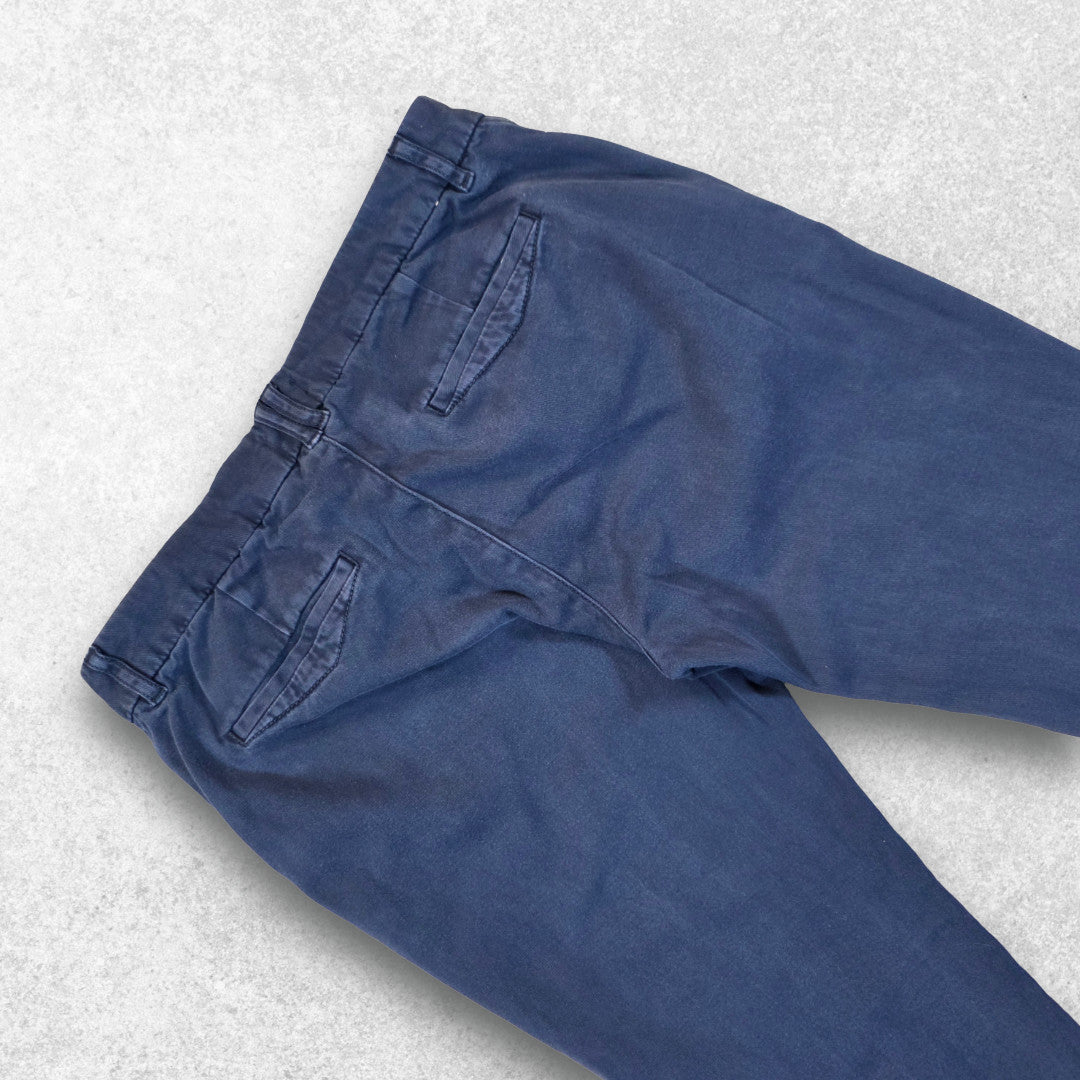 Tommy Hilfiger Denim Straight Chinos W30 L31 (W29 L32) Blue Women’s Stretch