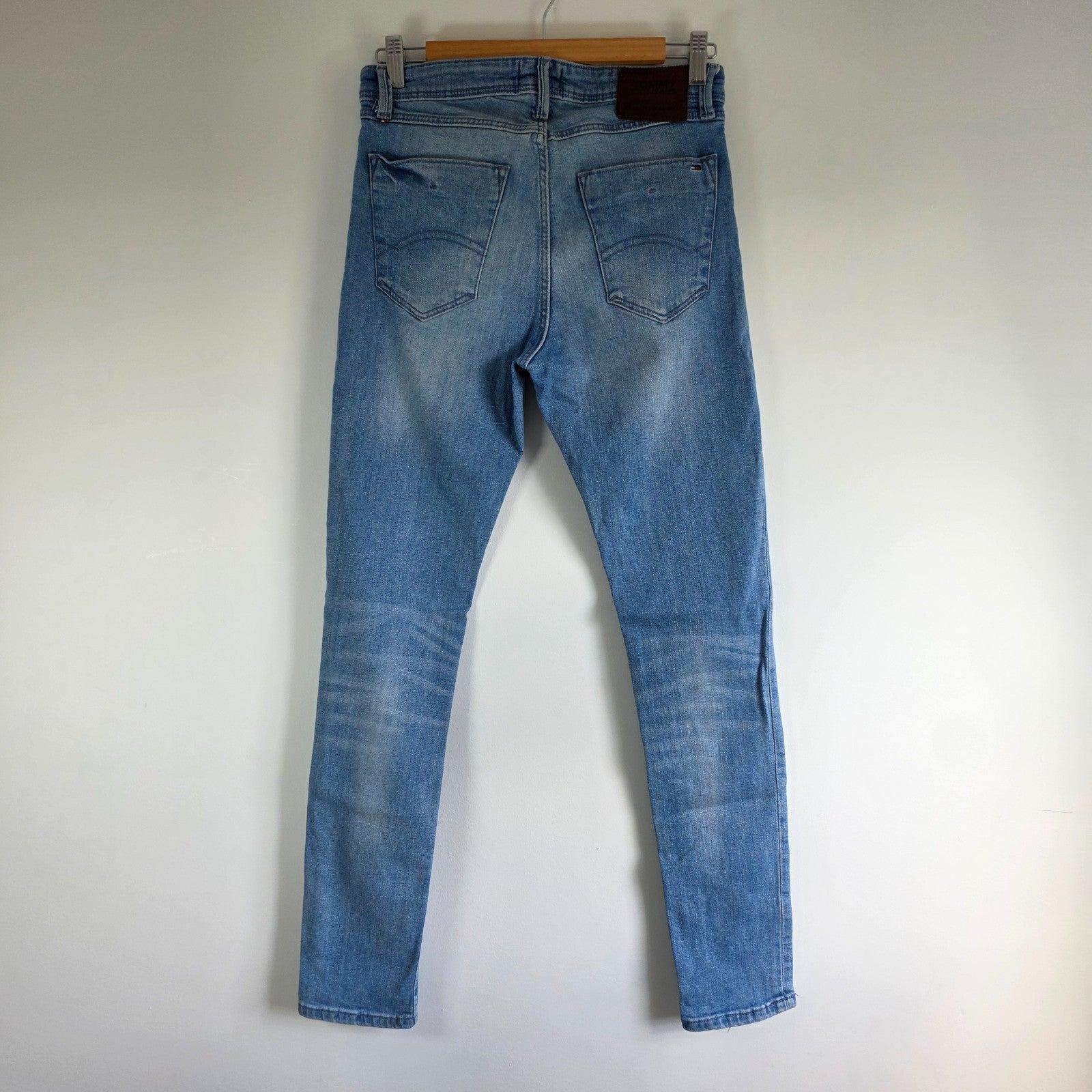 Tommy Hilfiger Steve Slim Tapered Jeans W28 L32 Blue Stretch Denim Preppy Men's