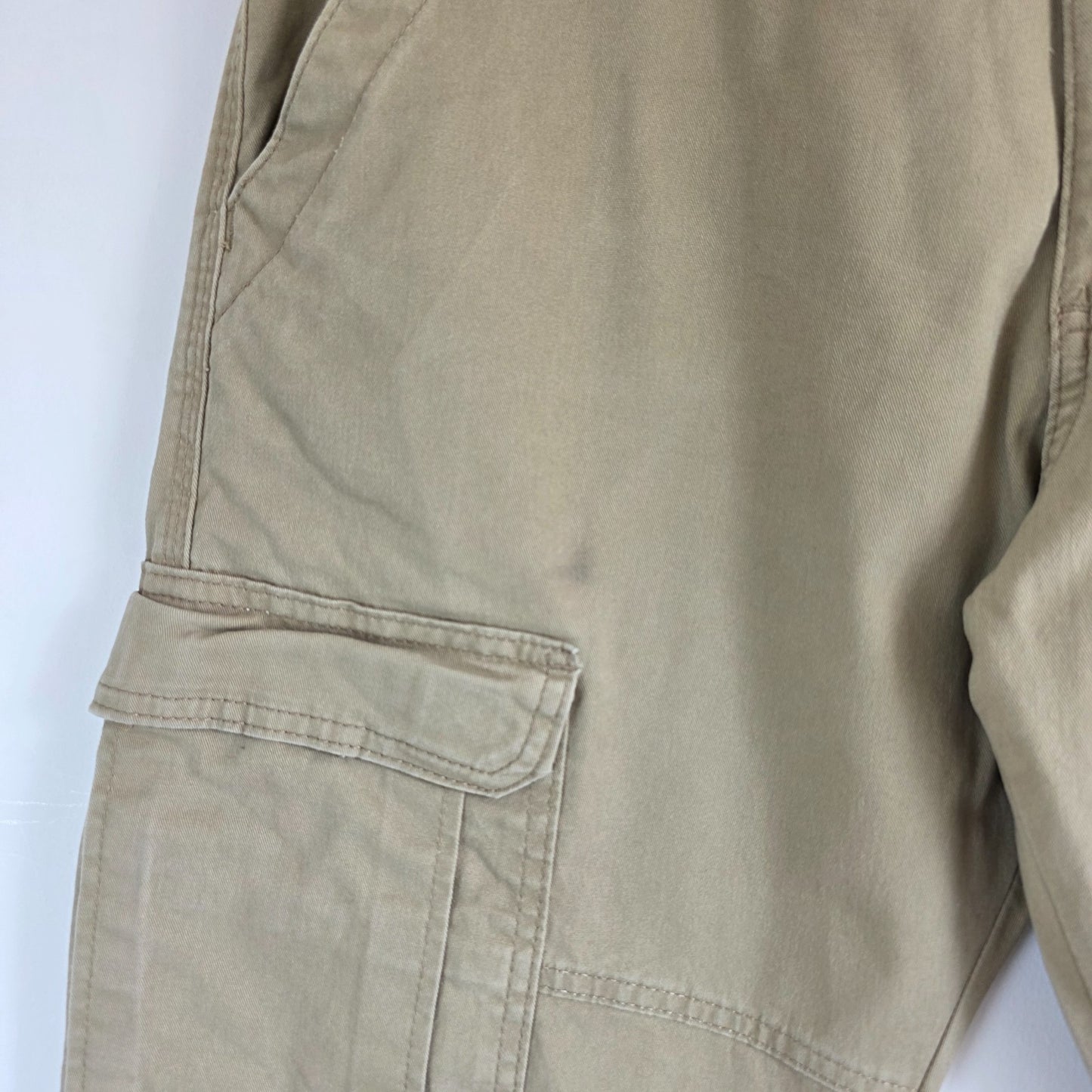 Wrangler Cargo Trousers Mens W30 L30 Beige Relaxed Fit Combat Military Utility